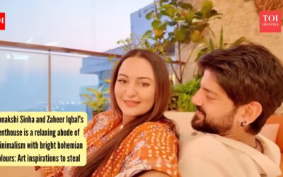 Sonakshi Sinha House: Sonakshi Sinha and Zaheer Iqbal's penthouse is a relaxing abode of minimalism with bright bohemian colours: Art inspirations to steal