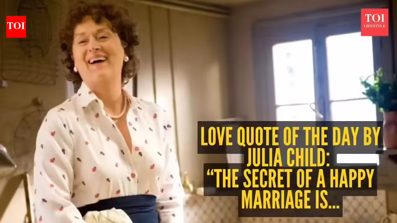 “The secret of a happy marriage is..."