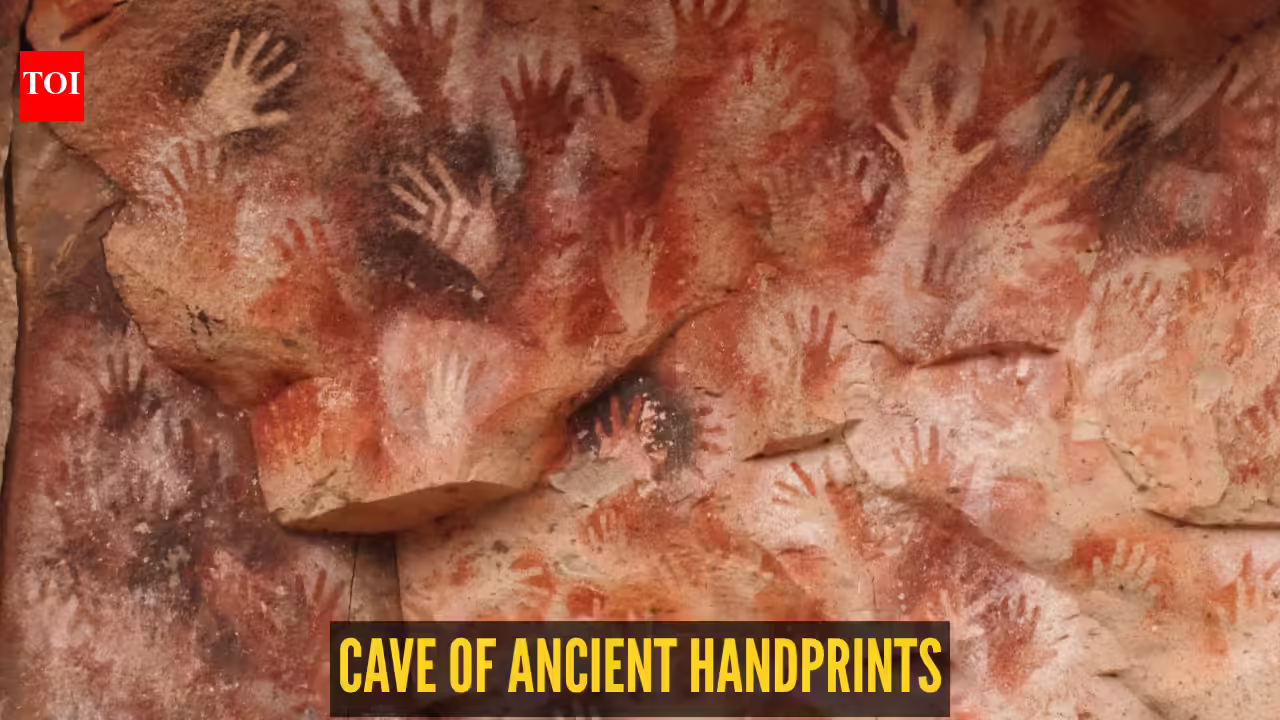 This 9,000-year-old cave is covered in thousands of prehistoric handprints: Here’s how travellers can explore it