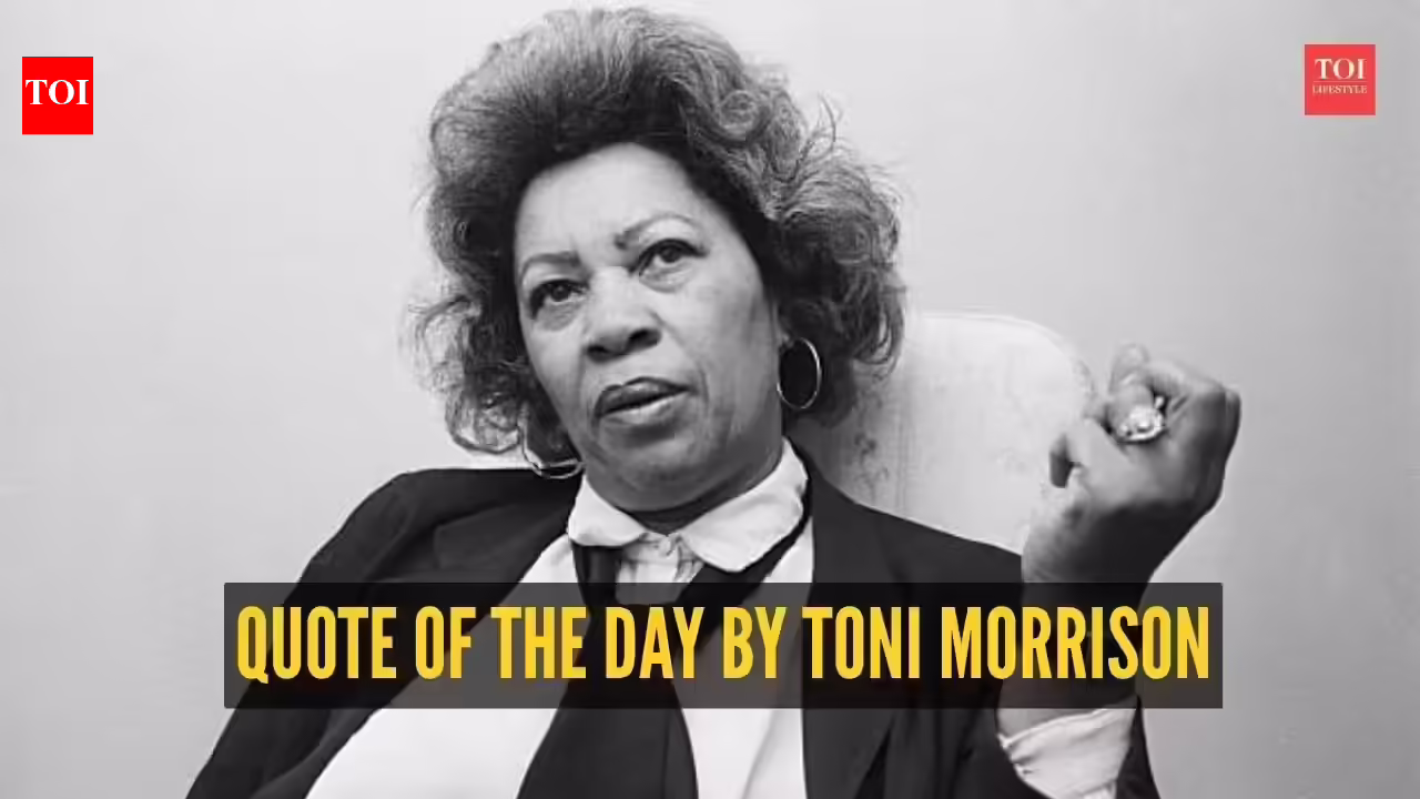 Toni Morrison Quote: Quote of the day by Toni Morrison: "If there's a book that you want to read, but it hasn't been written yet, then..."