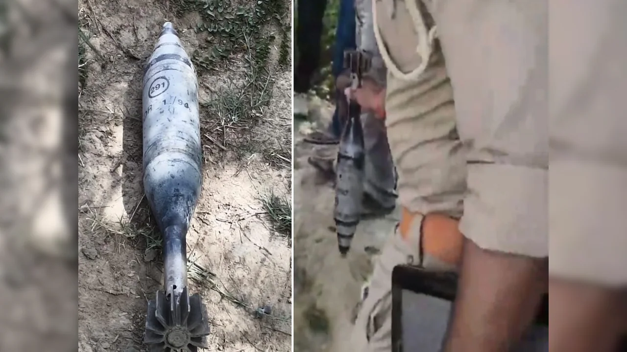 UP News: सड़क किनारे नाले से बरामद हुआ मोर्टार, सवाल-आख‍िर ये आया कहां से? | uttar pradesh kanpur dehat mortar found in drain police investigation
