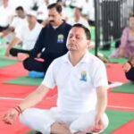 Uttarakhand CM Pushkar Singh Dhami joins Yoga Day celebrations in Banbasa | India News