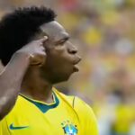 Vinícius Jr breaks 24-year-old record with brace vs Scotland, enters Golden Boot race and joins Brazil elite | Football News