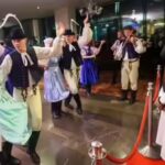 Watch: Slovak nationals welcome PM Modi with Vande Mataram, folk dance performances | India News
