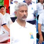 'We are all grateful to PM Modi': Top ministers, CMs perform yoga across India | India News