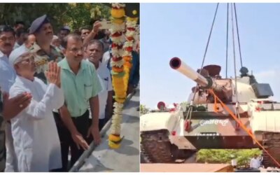 अन्ना हजारे के 90वें जन्मदिन का खास गिफ्ट, T-55 टैंक देख हुए भावुक, याद आई पाकिस्तान जंग | Anna Hazare 90th birthday gift T-55 Bhim tank from Ministry of Defence Pakistan war