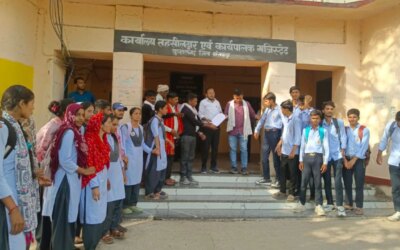 कम अटेंडेंस के चलते रोक दिए एडमिट कार्ड, कुशलगढ़ के भारती बीएड कॉलेज में छात्रों का प्रदर्शन | Admit cards withheld due to low attendance students protest at Bharti B-Ed College in Kushalgarh Rajasthan