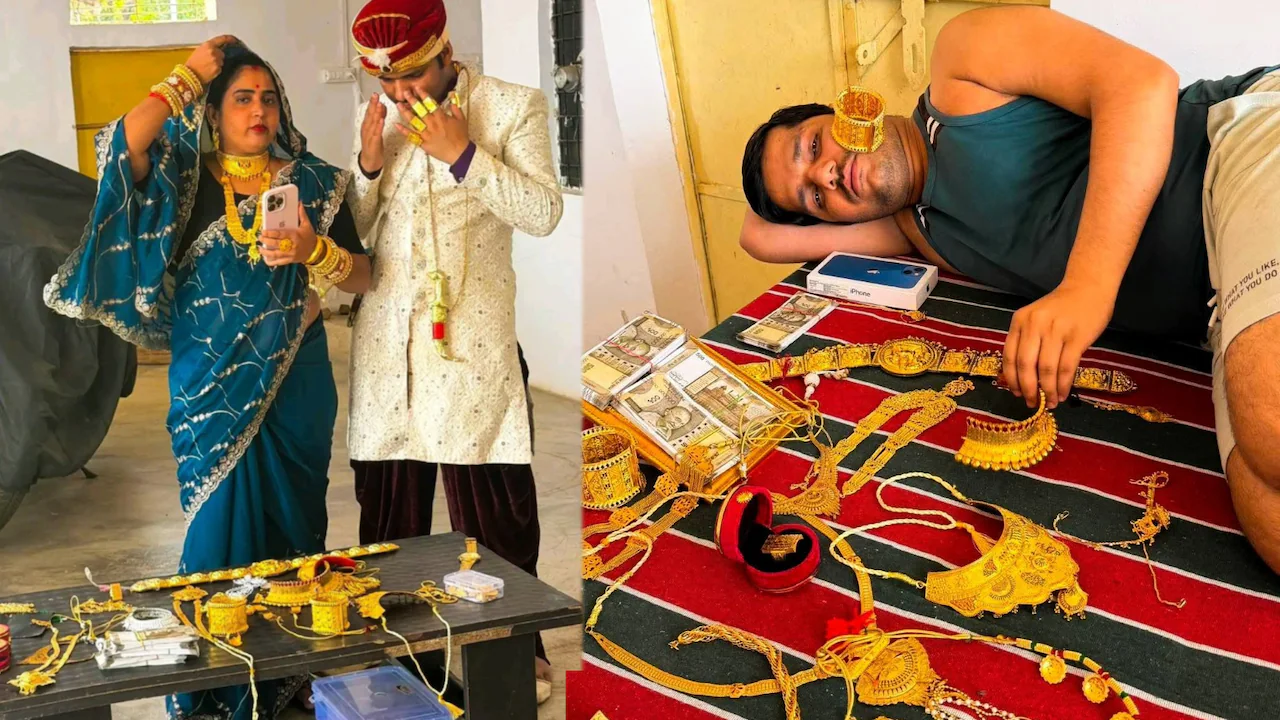 रचना गुर्जर VIDEO में द‍िखाती थी सोने-चांदी गहने, आधी रात को चुरा ले गए चोर, अब द‍िखा रही खाली अलमारी | shivpuri youtuber rachna gurjar house theft jewelry