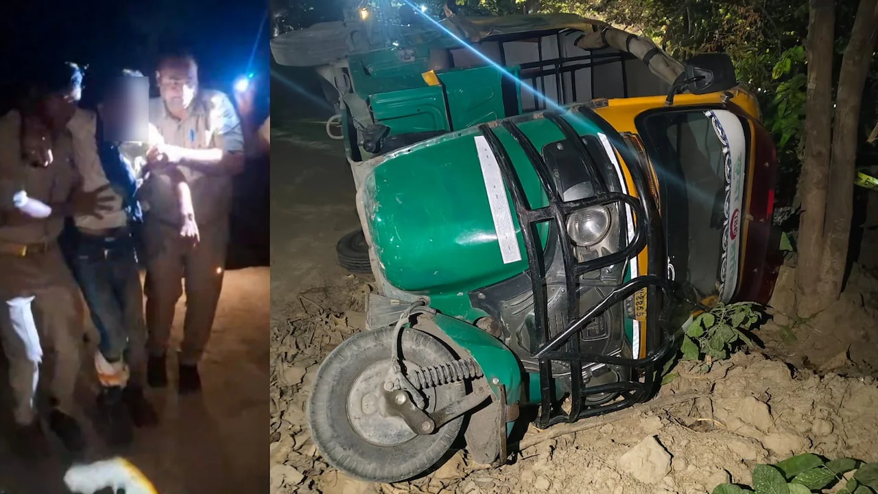 लखनऊ में सिपाही भर्ती परीक्षा देने जा रही 2 सहेलियों से रेप का प्रयास, मुठभेड़ के बाद ऑटो ड्राइवर गिरफ्तार